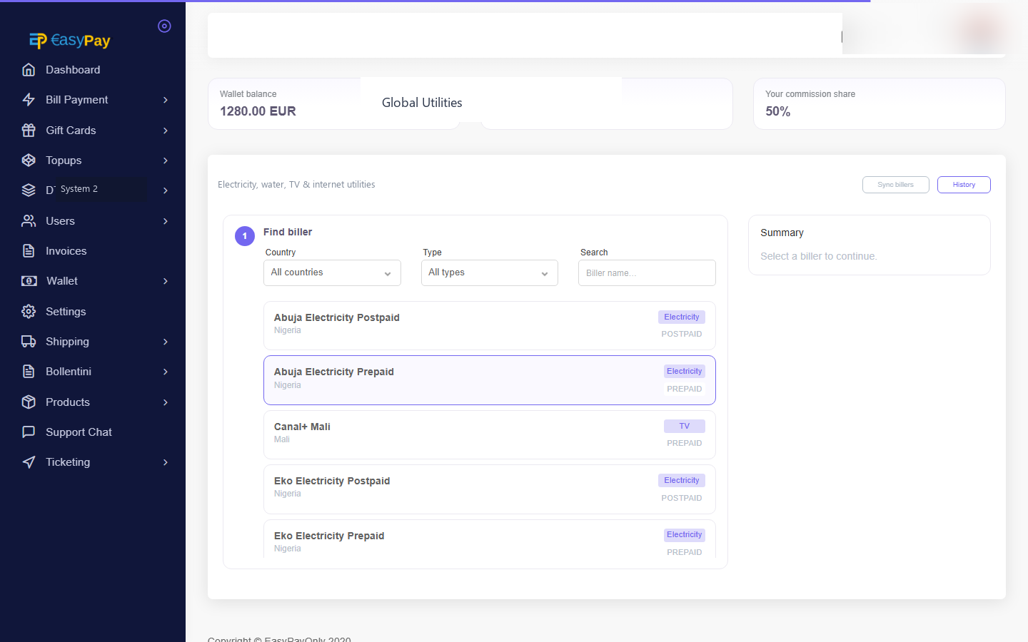 Utility Bills — EasyPayOnly